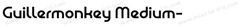 Guillermonkey Medium字体转换